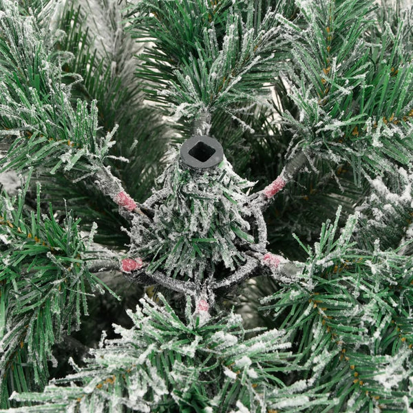 Künstlicher Weihnachtsbaum mit Scharnieren und Reif Nasiha 210cm
