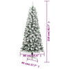 Künstlicher Weihnachtsbaum mit Scharnieren und Reif Nasiha 210cm