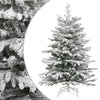 Künstlicher Weihnachtsbaum Gestina 180cm mit Scharnieren und Kunstschnee