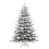 Künstlicher Weihnachtsbaum Gestina 180cm mit Scharnieren und Kunstschnee