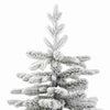 Künstlicher Weihnachtsbaum Gestina 180cm mit Scharnieren und Kunstschnee