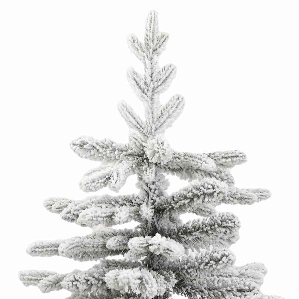 Künstlicher Weihnachtsbaum Gestina 180cm mit Scharnieren und Kunstschnee
