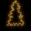 Jelco 90cm Weihnachtsbaum-Lichtdekoration mit Erdspießen (115 LED-Lichter)