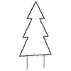 Jelco 90cm Weihnachtsbaum-Lichtdekoration mit Erdspießen (115 LED-Lichter)