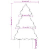 Jelco 90cm Weihnachtsbaum-Lichtdekoration mit Erdspießen (115 LED-Lichter)