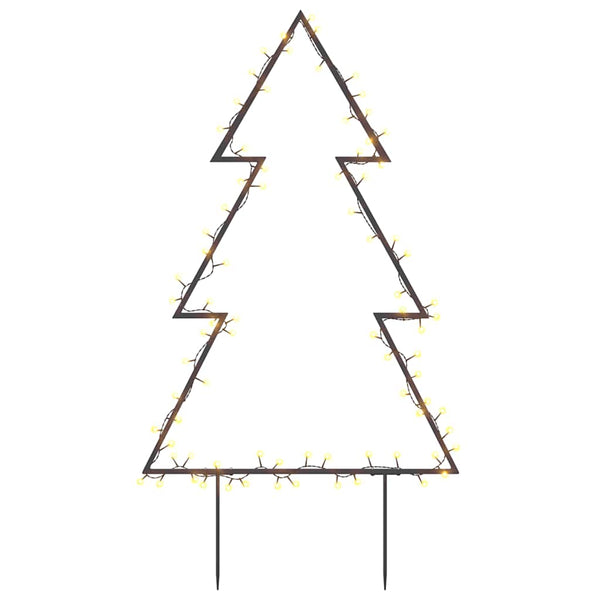 60cm Weihnachtsbaum mit Beleuchtung Jelco (80 LED-Lichter mit Erdspieß)