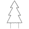 60cm Weihnachtsbaum mit Beleuchtung Jelco (80 LED-Lichter mit Erdspieß)