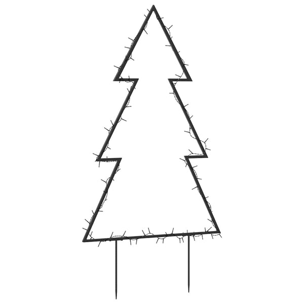 60cm Weihnachtsbaum mit Beleuchtung Jelco (80 LED-Lichter mit Erdspieß)