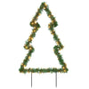 Jelco Weihnachtsbaum mit Erdspießen und 115 LED-Leuchten, 90cm