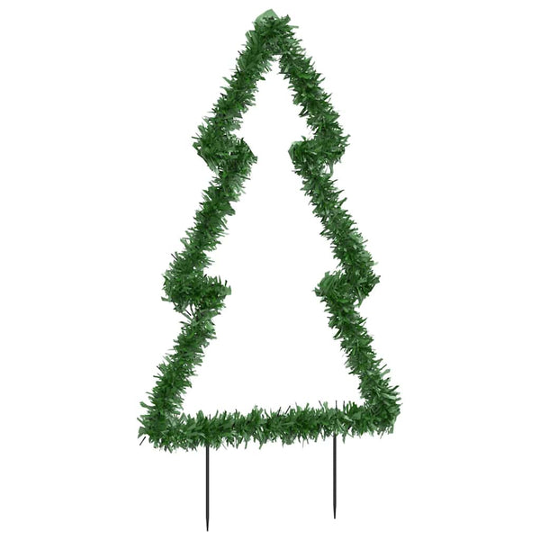 Jelco Weihnachtsbaum mit Erdspießen und 115 LED-Leuchten, 90cm