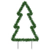 Jelco Weihnachtsbaum mit Erdspießen und 115 LED-Leuchten, 90cm