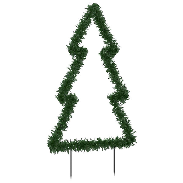 Jelco Weihnachtsbaum mit Erdspießen und 115 LED-Leuchten, 90cm