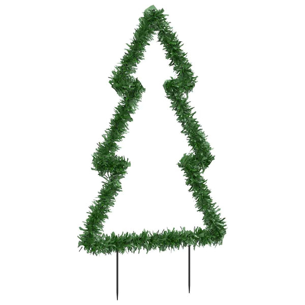 Jelco 60cm Weihnachtsbaum-Leuchtdekoration (80 LED-Lichter mit Erdspießen)