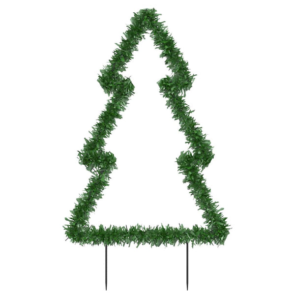 Jelco 60cm Weihnachtsbaum-Leuchtdekoration (80 LED-Lichter mit Erdspießen)