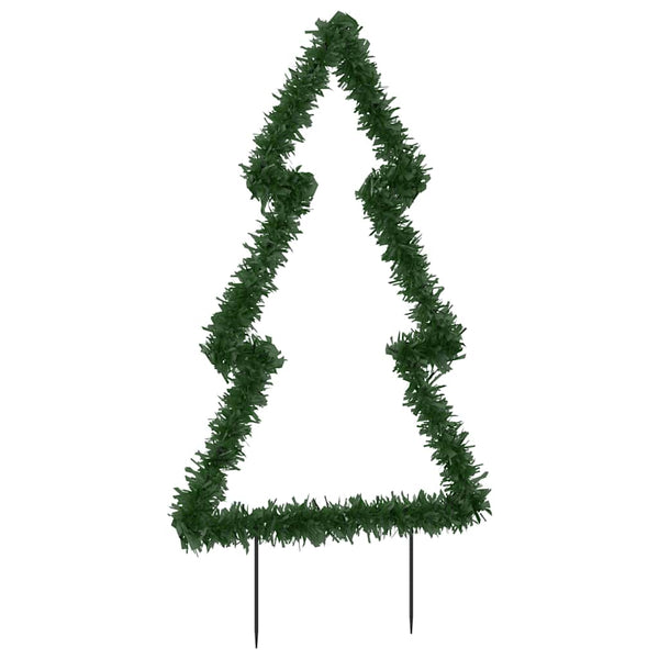Jelco 60cm Weihnachtsbaum-Leuchtdekoration (80 LED-Lichter mit Erdspießen)