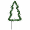 Jelco Weihnachtsbaum-Lichtdekoration mit Erdspießen, 30cm (3 Stk. mit 50 LED-Lichtern)