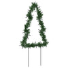 Jelco Weihnachtsbaum-Lichtdekoration mit Erdspießen, 30cm (3 Stk. mit 50 LED-Lichtern)