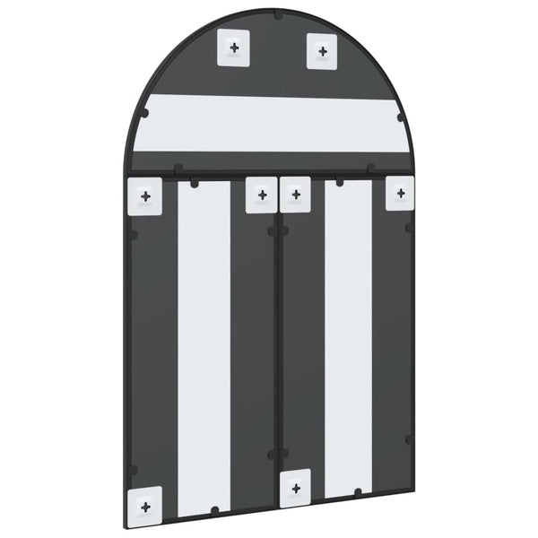 Schwarzer Wandspiegel Grozda 60x90cm (Bogeneisen)