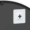 Schwarzer Wandspiegel Grozda 60x90cm (Bogeneisen)
