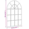 Schwarzer Wandspiegel Grozda 60x90cm (Bogeneisen)