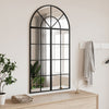 Schwarzer Wandspiegel Grozda 60x110cm (Bogen Eisen)