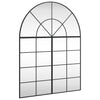 Schwarzer Wandspiegel Grozda 100x130cm (Eisenbogen)