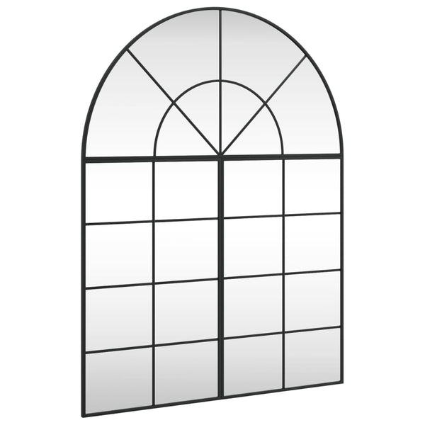 Schwarzer Wandspiegel Grozda 100x130cm (Eisenbogen)