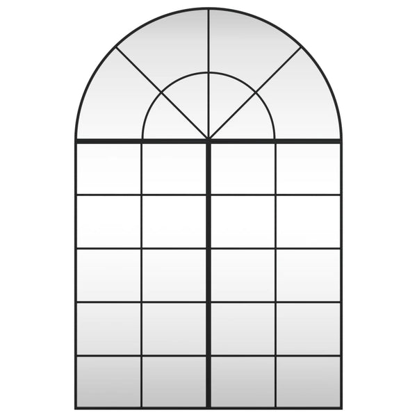 Schwarzer Wandspiegel Grozda 100x150cm (Bogeneisen)