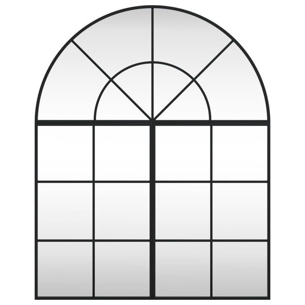 Schwarzer Wandspiegel Grozda 80x100cm (Bogeneisen)