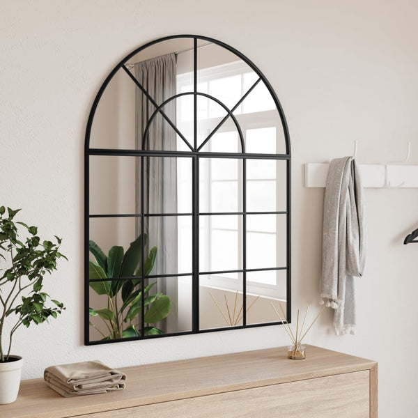 Schwarzer Wandspiegel Grozda 80x100cm (Bogeneisen)