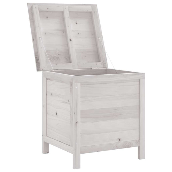 Weißer Outdoor-Aufbewahrungsbox Cavieta 50x49x56,5cm (Sechseck)