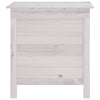 Weißer Outdoor-Aufbewahrungsbox Cavieta 50x49x56,5cm (Sechseck)