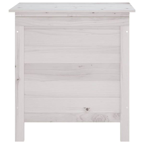Weißer Outdoor-Aufbewahrungsbox Cavieta 50x49x56,5cm (Sechseck)