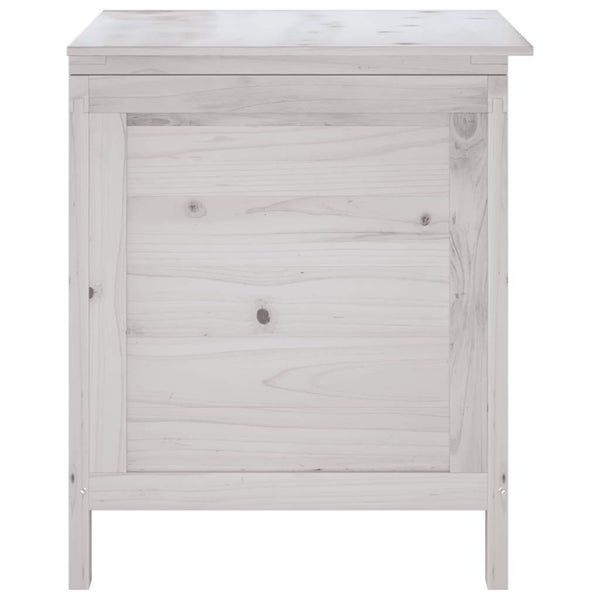 Weißer Outdoor-Aufbewahrungsbox Cavieta 50x49x56,5cm (Sechseck)