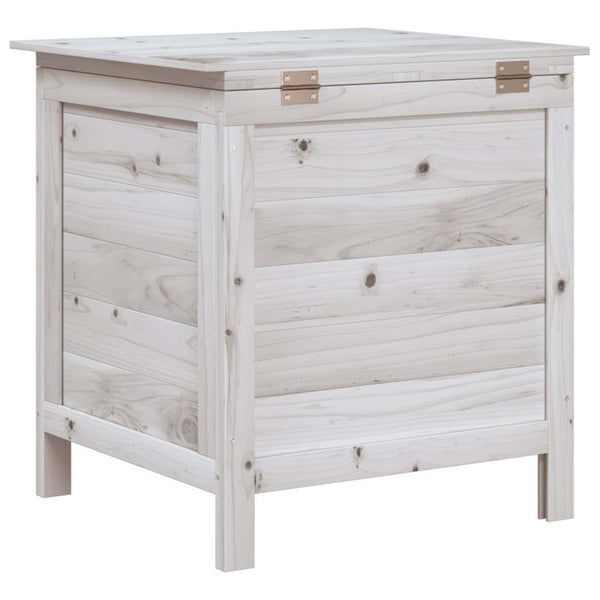 Weißer Outdoor-Aufbewahrungsbox Cavieta 50x49x56,5cm (Sechseck)