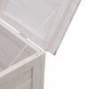 Weißer Outdoor-Aufbewahrungsbox Cavieta 50x49x56,5cm (Sechseck)