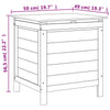 Weißer Outdoor-Aufbewahrungsbox Cavieta 50x49x56,5cm (Sechseck)