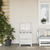 Weißer Outdoor-Aufbewahrungsbox Cavieta 50x49x56,5cm (Sechseck)