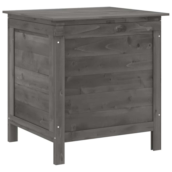 Anthrazitfarbene Outdoor-Aufbewahrungsbox Cavieta 50x49x56,5cm (Fichte)