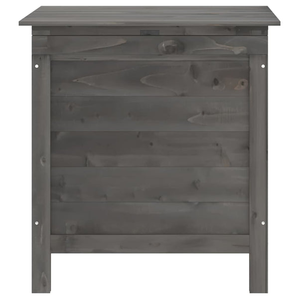 Anthrazitfarbene Outdoor-Aufbewahrungsbox Cavieta 50x49x56,5cm (Fichte)