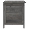 Anthrazitfarbene Outdoor-Aufbewahrungsbox Cavieta 50x49x56,5cm (Fichte)