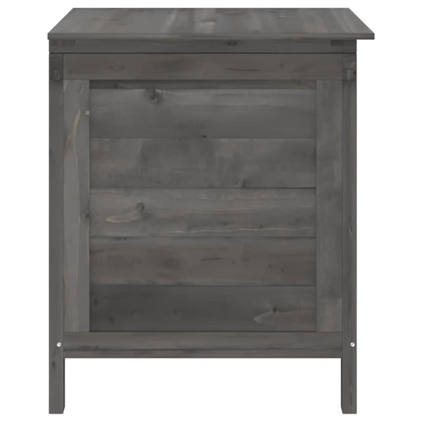 Anthrazitfarbene Outdoor-Aufbewahrungsbox Cavieta 50x49x56,5cm (Fichte)