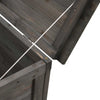 Anthrazitfarbene Outdoor-Aufbewahrungsbox Cavieta 50x49x56,5cm (Fichte)