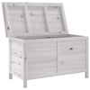 Weiße Outdoor-Aufbewahrungsbox Cavieta 99x49,5x58,5cm (Sechserpack)