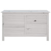 Weiße Outdoor-Aufbewahrungsbox Cavieta 99x49,5x58,5cm (Sechserpack)