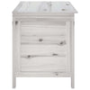 Weiße Outdoor-Aufbewahrungsbox Cavieta 99x49,5x58,5cm (Sechserpack)