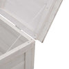 Weiße Outdoor-Aufbewahrungsbox Cavieta 99x49,5x58,5cm (Sechserpack)