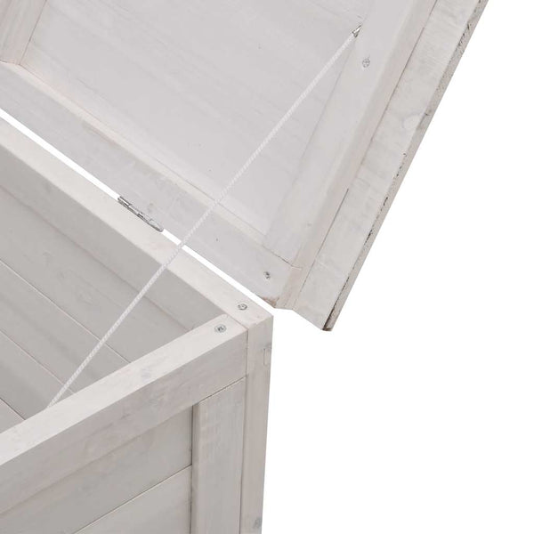 Weiße Outdoor-Aufbewahrungsbox Cavieta 99x49,5x58,5cm (Sechserpack)