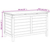 Weiße Outdoor-Aufbewahrungsbox Cavieta 99x49,5x58,5cm (Sechserpack)