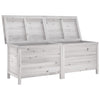 Weißer Outdoor-Aufbewahrungsschrank Cavieta 150x50x56,5cm (Fichte)